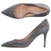 Gianvito Rossi Gianvito 85 Suede Point-toe High-heel Pumps In Grey