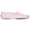 TOD'S LOAFERS 00G000 CALFSKIN LOGO PALE PINK