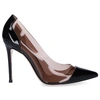 Gianvito Rossi Pvc-panel 105 Patent-leather Pumps In Black