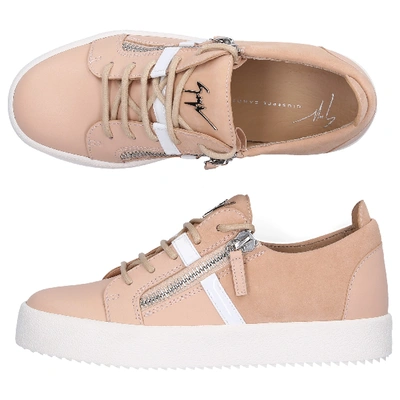 Giuseppe Zanotti Low-top Sneakers Lotus In Beige