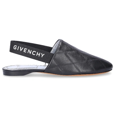 Givenchy 软帮皮鞋 2003e0a6 纳帕皮革 徽标 黑色 In Black