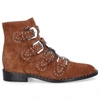 GIVENCHY WOMEN ANKLE BOOTS BROWN HAVANNA