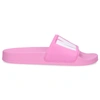 Msgm Beach Sandals College In Pink