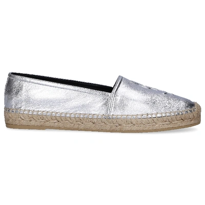 Saint Laurent Espadrilles Espadrille In Silver