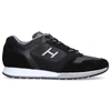 HOGAN LOW-TOP SNEAKERS H321 CALFSKIN LOGO BLACK