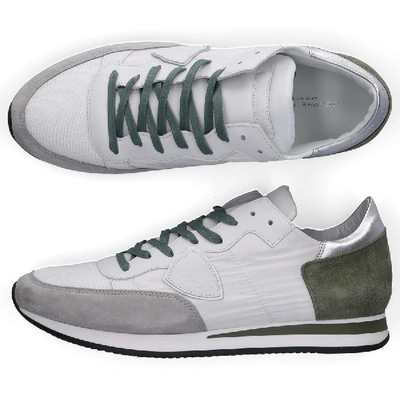 Philippe Model Leather Trainers Tropez In White