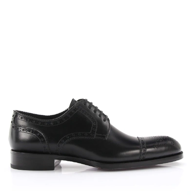 Tom Ford Oxford Kalbsleder  Lochmuster Schwarz In Black