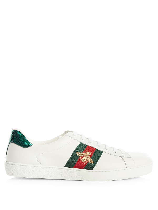 gucci new ace webbed low top sneaker