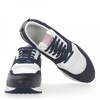 GIVENCHY LOW-TOP SNEAKERS CALFSKIN MESH SYNTHETIC TEXTILE LOGO BLACK BLUE WHITE YELLOW