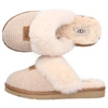UGG SLIPPERS COZY KNIT  COTTON LOGO PALE PINK