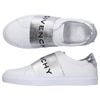 Givenchy Elastic Logo Sneakers In 040 Silver