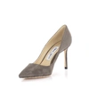 Jimmy Choo Pumps Romy 85 Suede Grey In Grey