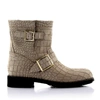 JIMMY CHOO COWBOY-/ BIKER ANKLE BOOTS SUEDE