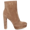 GIANVITO ROSSI ANKLE BOOTS BROOK CALF-SUEDE TAUPE