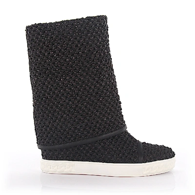 Casadei High-top Sneakers In Black