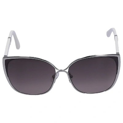 Jimmy Choo Women Sunglasses Oversized Maty/s 17cvs Acetate White