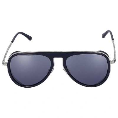 Jimmy Choo Carl Aviator-style Sunglasses In Blue