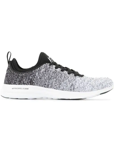 Apl Athletic Propulsion Labs Techloom Phantom Gradient Trainers In Black/white Ombre