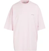 BALENCIAGA Copyright oversized T-shirt,571205-TEV18-2014/BABY PINK