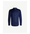 EMPORIO ARMANI SLIM-FIT COTTON-TWILL SHIRT