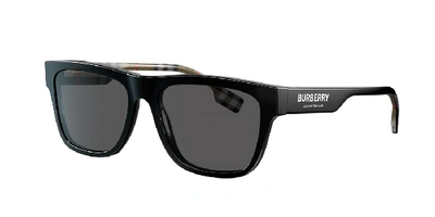 Burberry Man Sunglasses Be4293 In Polarized Grey