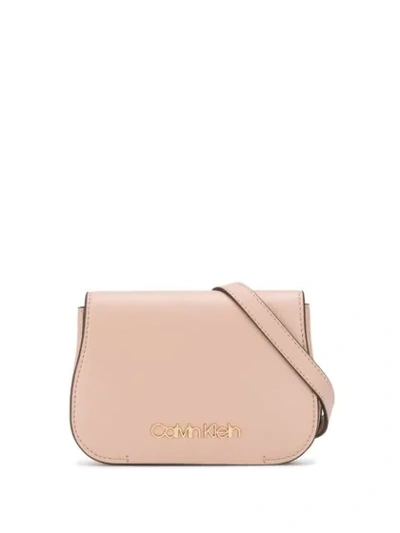 Calvin Klein Logo Plaque Belt Bag - 大地色 In Neutrals