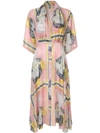 TATA NAKA PRINTED MIDI DRESS