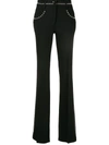 Giambattista Valli Stud Embellished Flared Trousers In Black