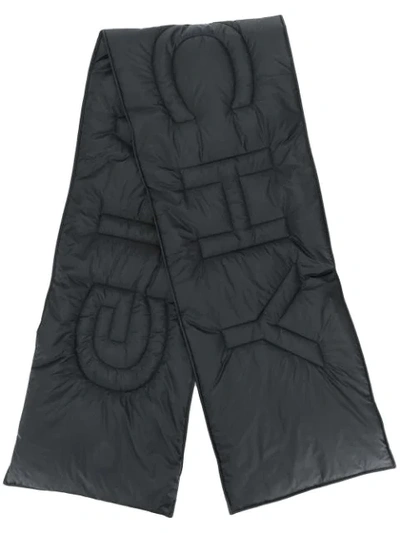 Givenchy Logo-quilted Technical Scarf In Black