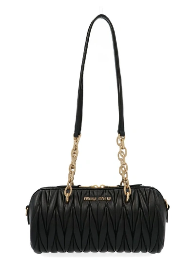 Miu Miu Bauletto Bag In Black