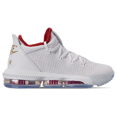 Nike Men's Lebron 16 Low Basketball Shoes In White