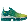 Nike Air Vapormax Plus Sneakers In Green/blue