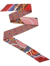 FENDI FENDI WRAPPY THIN SCARF - 红色