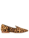 LE MONDE BERYL LEOPARD-PRINT LOAFERS