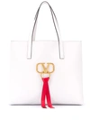 VALENTINO GARAVANI VALENTINO VALENTINO GARAVANI VRING TOTE BAG - WHITE