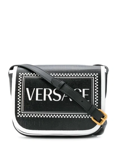Versace 90s Vintage Logo Cross-body Bag - 黑色 In Black