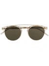 Mykita Talini Round Sunglasses In Gold