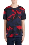 VALENTINO CAMO PRINT T-SHIRT,SV3MG00W3M0