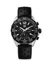 TAG HEUER MEN'S FORMULA 1 43MM STAINLESS STEEL & RUBBER STRAP QUARTZ CHRONOGRAPH WATCH,400011065447