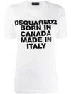 DSQUARED2 BORN IN CANADA T-SHIRT