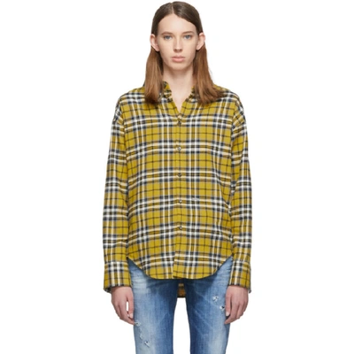 Dsquared2 Dean Shirt In 001f Yellow