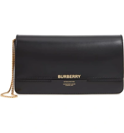 Burberry Grace Clutch In Black