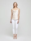 L Agence Kay Camisole Tank In Champagne