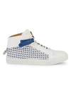BUSCEMI Woven High-Top Sneakers