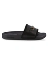 ROBERTO CAVALLI LEATHER BIT SLIDES,0400010803659