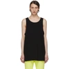 John Elliott Oversized Cotton-jersey Tank Top In Black