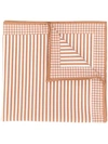 BRUNELLO CUCINELLI STRIPED POCKET SQUARE