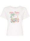 RE/DONE RE/DONE ALOHA HAWAII T-SHIRT - WHITE