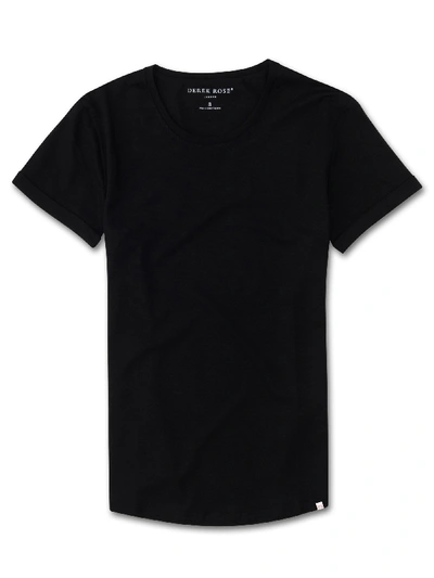 Derek Rose Women's Leisure T-shirt Lara Micro Modal Stretch Black