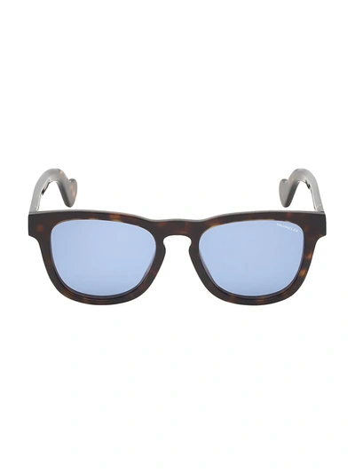 Moncler Ml0098 Dark Havana Male Sunglasses In Multicolor